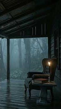 Midnight Rain on a Corrugated Tin Roof | 8-Hour Sleep & Study Ambience #sleepsounds #rain #relax
