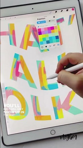 Procreate Quick Tip #20: How to Add Multiple Colors to Your Text in Procreate