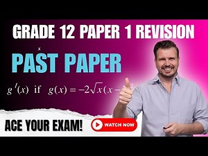 Grade 12 Maths Paper 1 | Calculus | NSC Past Paper 2025 | Matric Exam Prep ( NSC | CAPS | DBE)