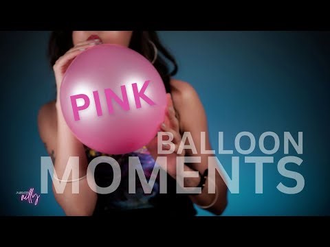 Inflating and Deflating Pink Balloons ASMR 🩷 No Talking
