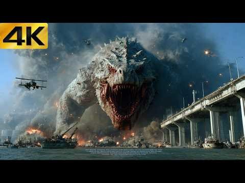 【4K】2025 Disaster Movie: Deep‑Sea Serpent Awakens from the Deep, Skyscrapers Collapse Like Dominoes