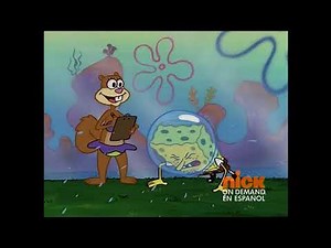 Nick on Demand En español On-screen logo (Musclebob Buffpants)