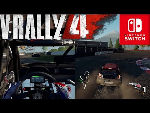 V Rally 4 Switch Split Screen Gameplay
