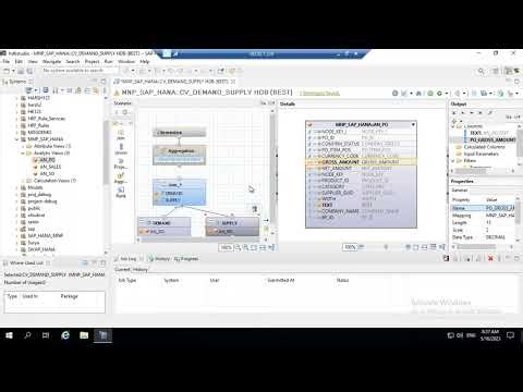 Cal View Joins || HANA Modeling