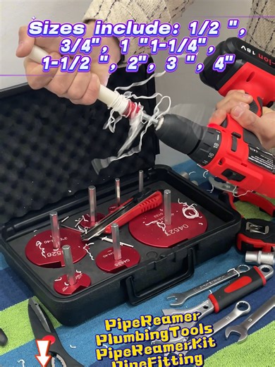 Tired of wrestling stuck pipes? This reamer cuts through rust and grime in seconds. ✅ Soft-touch comfort grip ✅ Universal fit for all pipe types ✅ Impact-resistant storage case It’s the ultimate pipe tool for every job, big or small. Stop wasting energy on old plumbing… Grab this and get back to what matters! 😊#newyeargoals #newyeargift #miniworkshop #newyear #contractortools #pipecutter #jobsiteessentials #HomeImprovement #PlumbingHack #diylifestyle #JobSiteEssentials #homeimprovement #PipeRea