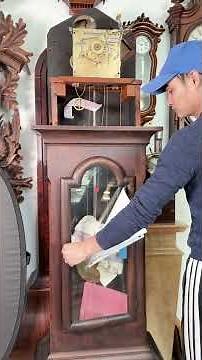 Bought Antique England 9 Bells Musical Grandfather Clock in Unworking Condition