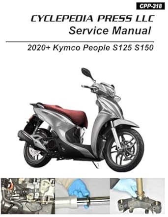Amazon.com: KYMCO People S 125 / 150 Cyclepedia Printed Scooter Service Manual: 9798309251117: Cyclepedia Press LLC: Libros