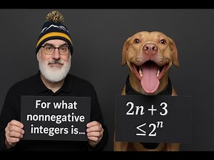 For which nonnegative integers is 2𝑛 + 3 ≤ 2ⁿ | Discrete Math