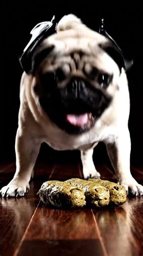 🦇 Bat-Pug vs. The Un-eatable Zombie Treat #PugLife #Struggle #Funny