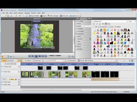 Serif MoviePlus X6 Tutorial - Add Titles, Captions and Credits to your Movies