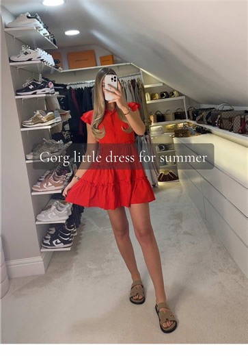Stunning Summer Dress in Red
