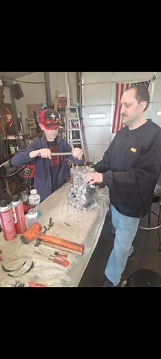 Hayden's 2025 Jr dragster engine rebuild #jrdragster #fast #dragracing