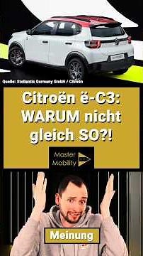 ONLY €310?! CITROËN makes this AFFORDABLE EV more EMOTIONAL! Citroën ë-C3 Tonic Edition (2026)