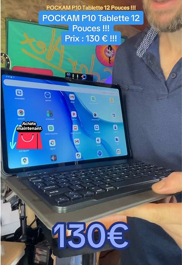 POCKAM P10 tablette 12 pouces — 48 Go RAM à 130 €