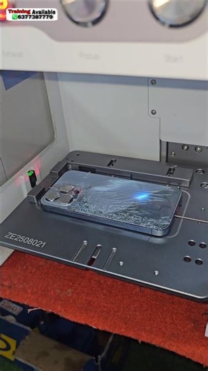 Iphone 13pro back panel change #shortsviral ##back glass replacement #repair #laser machine working