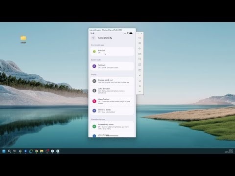 Install an Android emulator on Windows, then install the AutoJS6 mobile automation app