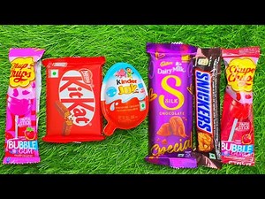 ASMR EATING CHOCOLATE LOLIPOP/Some lots of colourful yummy rainbow candy lolipop chocolate Unpack