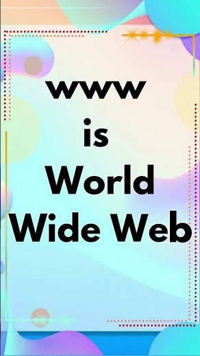 What is www?