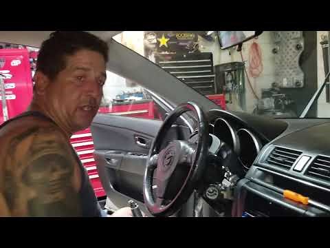 2004 Mazda 3 Key Cylinder Ignition Removal