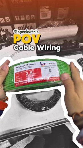 18K views · 168 reactions | POV: Cable Wiring. Nak order boleh roger2 #cable #wiring #pov | NGE Electric - Electrical Hardware & Services 924684x | Facebook