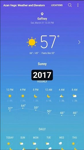 Samsung Weather app Evolution! #weather #samsunggalaxy #weatherapp #samsung