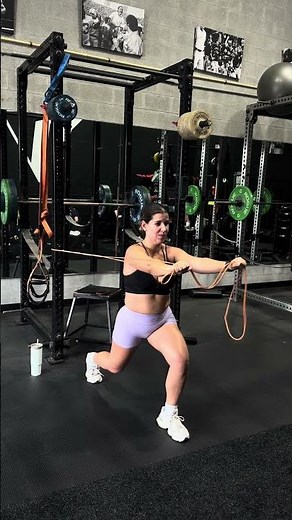SPLIT STANCE BAND PULL-APART #strengthandconditioning
