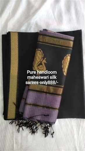 Handloom maheswari cotton silk sarees silk by cotton Soft and pure branded qualityRunning production