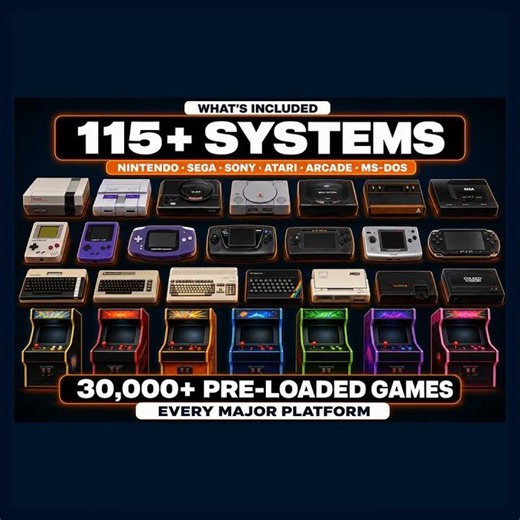 8TB RetroBat Hard Drive for Windows PC - Fully Loaded - Plug and Play — ArcadeSystems.co.uk