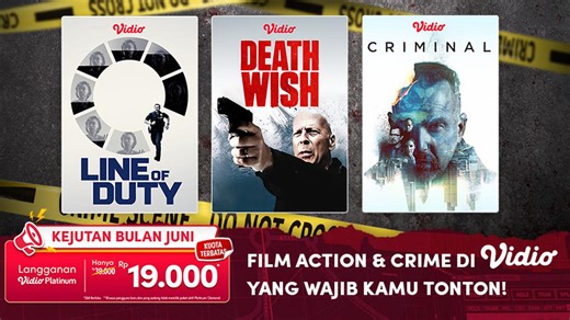 3 Rekomendasi Film Hollywood Aksi Kriminal Terbaru di Vidio, Dari Kisah Balas Dendam hingga Pemecahan Kasus Misterius