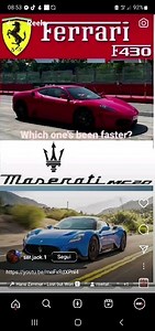 Maserati Vs Ferrari Con quale andresti più veloce? #maserati #ferrari #motori #supercar | RseItalia | Facebook