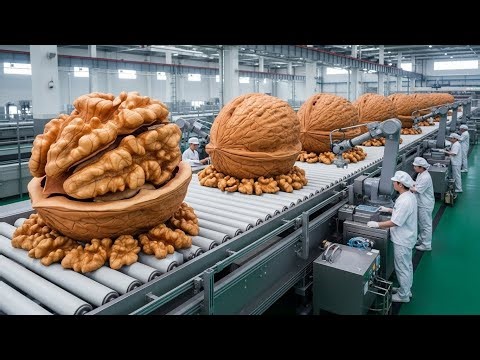 Inside the Factory: The Shocking Industrial Process Behind Russian Walnut Processing