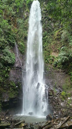 Drone Views of A Big Waterfall in Costa Rica #travel #vacation