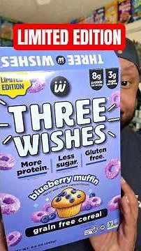 THREE WISHES blueberry muffin Limited edition cereal REVIEW #supercerealsunday