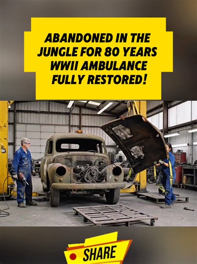 Restoring an Abandoned WWII Ambulance Found in Jungle