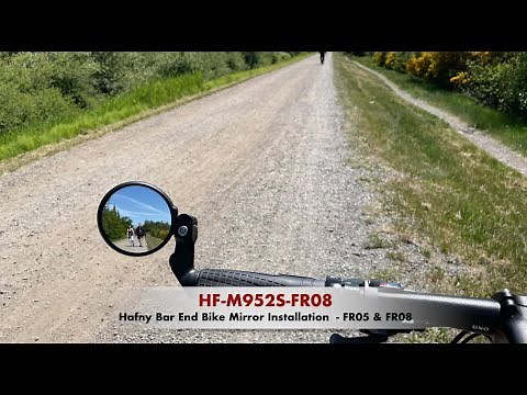 Hafny FR05/FR08 Multi-Angle Adjustable Bar End Bike Mirror Installation
