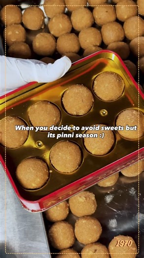 The 1970 Shop on Instagram: "Winter is here, and one craving no one can ever resist Atta Pinnis 🤍 Especially when they’re made with pure desi ghee and clean, wholesome ingredients. Warm, nourishing, and comfort in every bite this is winter done right. ✨ #WinterCravings #AttaPinni #DesiGheeLove #CleanIngredients #WinterSpecial #TraditionalSweets #DesiFlavours #HomemadeGoodness #ComfortFood #IndianWinter"