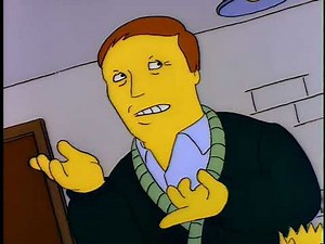 Simpsons - Batmobile and Adam West (from "Mr. Plow")