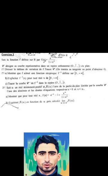 2.1K views | Révision Maths Bac toutes les sections Thèmes fonction exponentielle et fonction réciproque lien  YouTube oueslati aymen Math pour tous | Étude Maths Tunis | Facebook