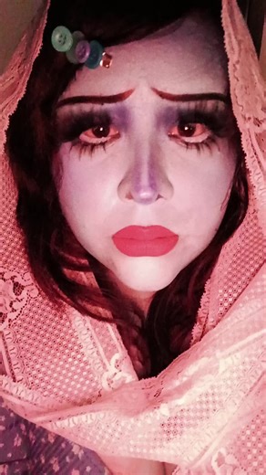 me olvidadas #foryoupage #corpsebride #creative #fyp #makeup | Corpse Bride Makeup