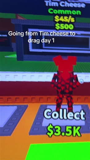 Transforming Tim Cheese into Drag Style Day 1