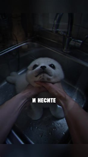 Si vous n’arrivez pas à dormir et que, en allant dans la cuisine, vous trouvez un petit phoque dans l’évier — ne paniquez pas. C’est lui la cause de votre insomnie. Le temps s’est arrêté. Pour revenir à la réalité, vous devez aider le phoque à retrouver son foyer. #histoiresdhorreur #horreur #anomalie #cauchemar