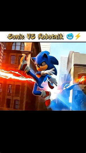Sonic vs Robotnik ⚡ Final Battle Scene | Sonic the Hedgehog (2020) | #shorts #trending #viral