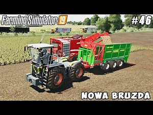 Ending harvest potatoes, spreading manure | Nowa Bruzda | Farming simulator 19 | Timelapse #46