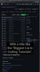 2.2K views · 30 reactions | BIGGEST LIE in Coding Tutorials | Thom Code | Facebook