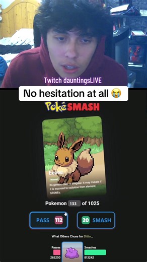 Absolutely NO hesitation #funny #viral #pokemon #fyp #clips @dauntingsLIVE