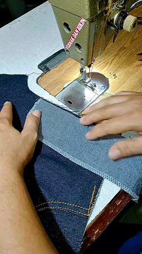 1M views · 13K reactions | Install Jean zippers #sewing #tipsmenjahit #belajarmenjahit #tutorialmenjahit #diy #fyp | Gheol Nuswantoro Phoetro | Facebook
