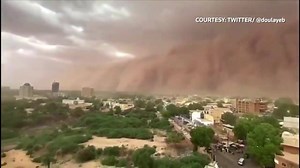 123K views · 1K shares | A video posted online showed a sandstorm sweeping over Niger's capital of Niamey, sending plumes of dust hundreds of meters into the air. | Reuters | Facebook