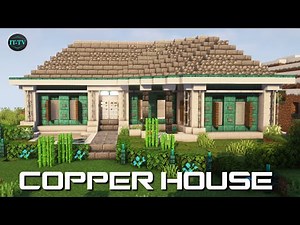 How To Build A COPPER HOUSE In Minecraft - TUTORIAL