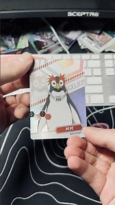 they made cards from any series huh? it’s a cool pen pen card from neon genesis evangelion! #anime
