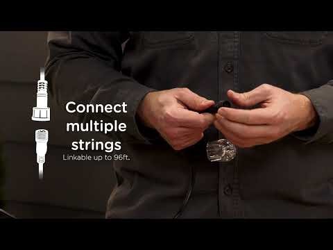 84248: Enbrighten VIBE Wi-Fi LED Shatter-Proof Café Lights, Overview